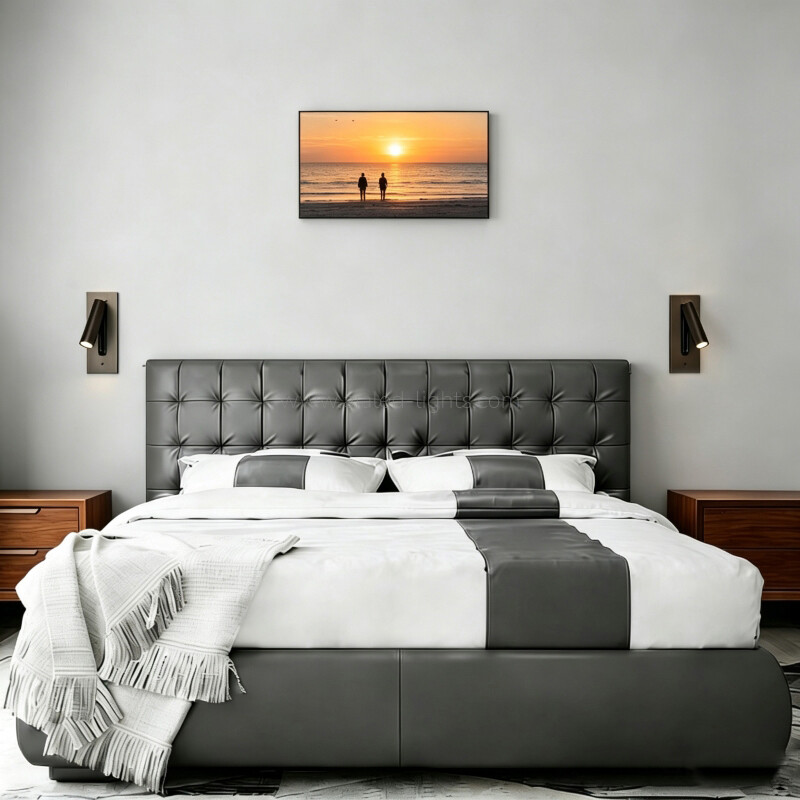 Aluminum Adjustable headboard Reading Wall Light Hotel 3W Reading Wall Lamp