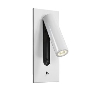 Hotel Bedside Reading Wall Lamp - White Finish