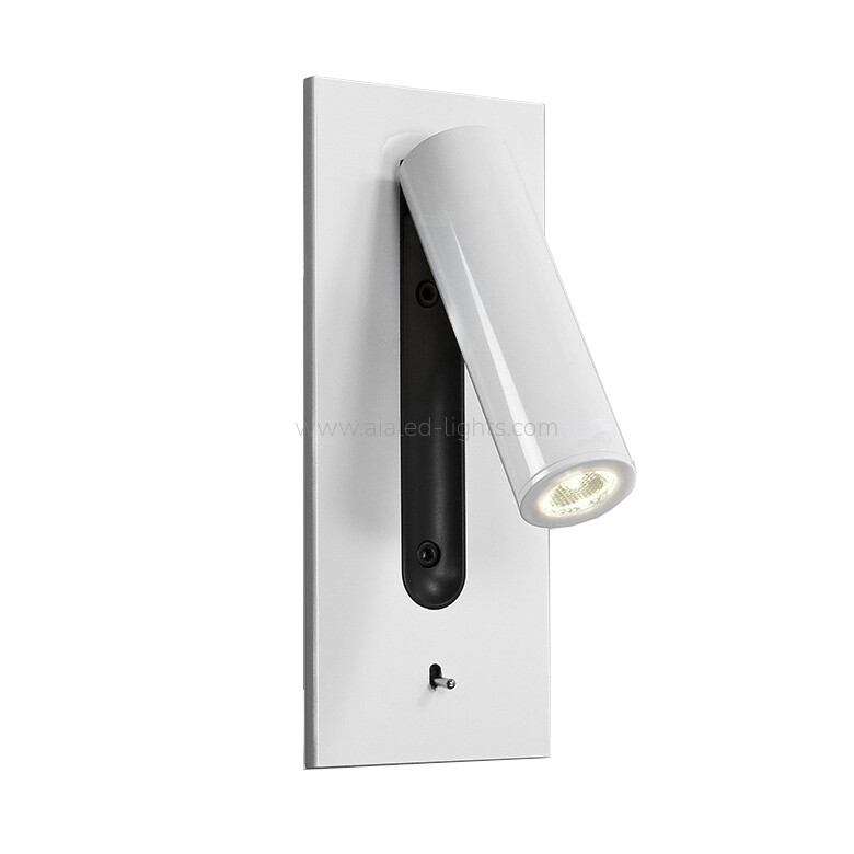 Aluminum Adjustable headboard Reading Wall Light Hotel 3W Reading Wall Lamp