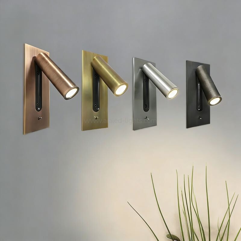 Aluminum Adjustable headboard Reading Wall Light Hotel 3W Reading Wall Lamp