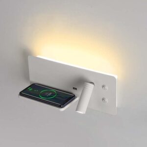 modern black led wall spotlight adjustable indoor decor wall sconce lamp