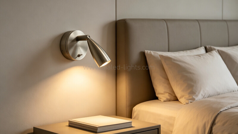 3W Spotlight Felixble angle Hotel Bedside Reading Wall Light With On/Off Switch