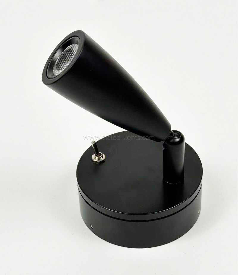3W Spotlight Felixble angle Hotel Bedside Reading Wall Light With On/Off Switch