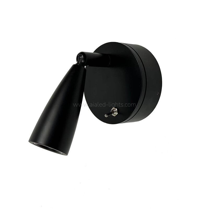 3W Spotlight Felixble angle Hotel Bedside Reading Wall Light With On/Off Switch