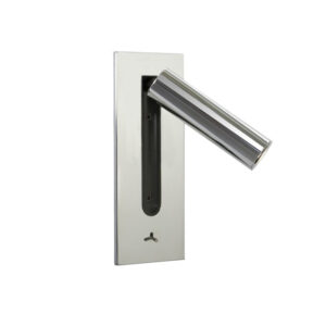 Hotel Bedside Reading Wall Lamp - Chrome Finish