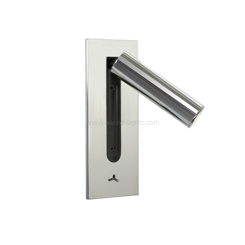 Aluminum Adjustable headboard Reading Wall Light Hotel 3W Reading Wall Lamp