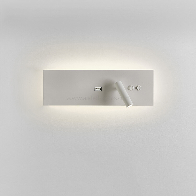 Bedroom Reading Lamp 3W Surface Mounted Bedside Wall Sconce SpotLight