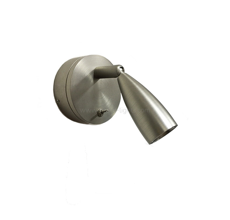3W Spotlight Felixble angle Hotel Bedside Reading Wall Light With On/Off Switch