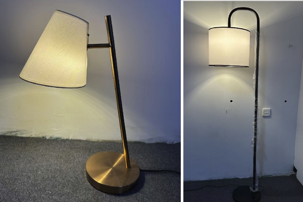 table light & floor lamp