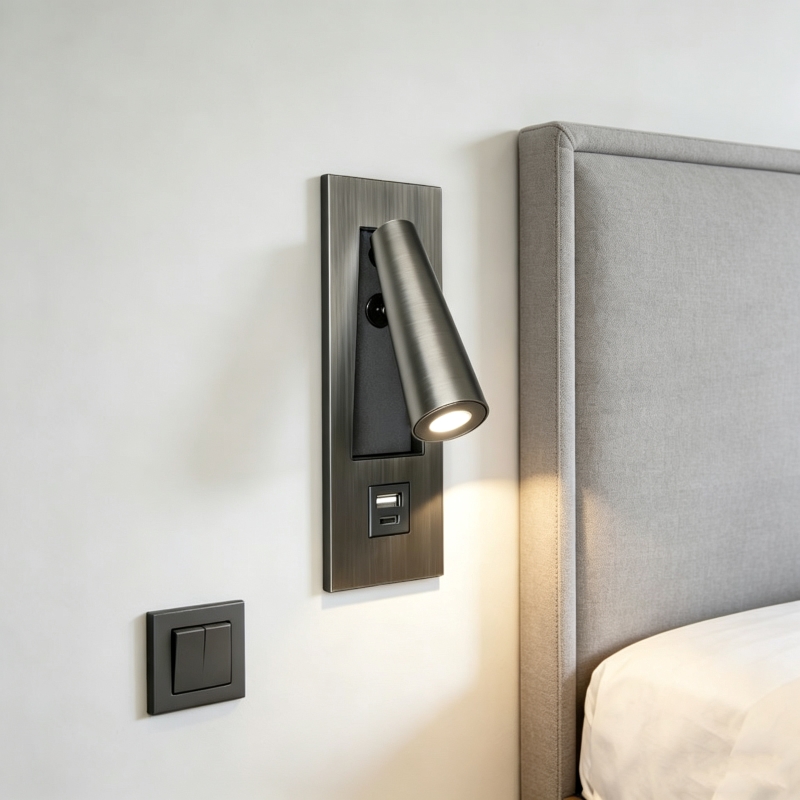 type c led reading wall lamp