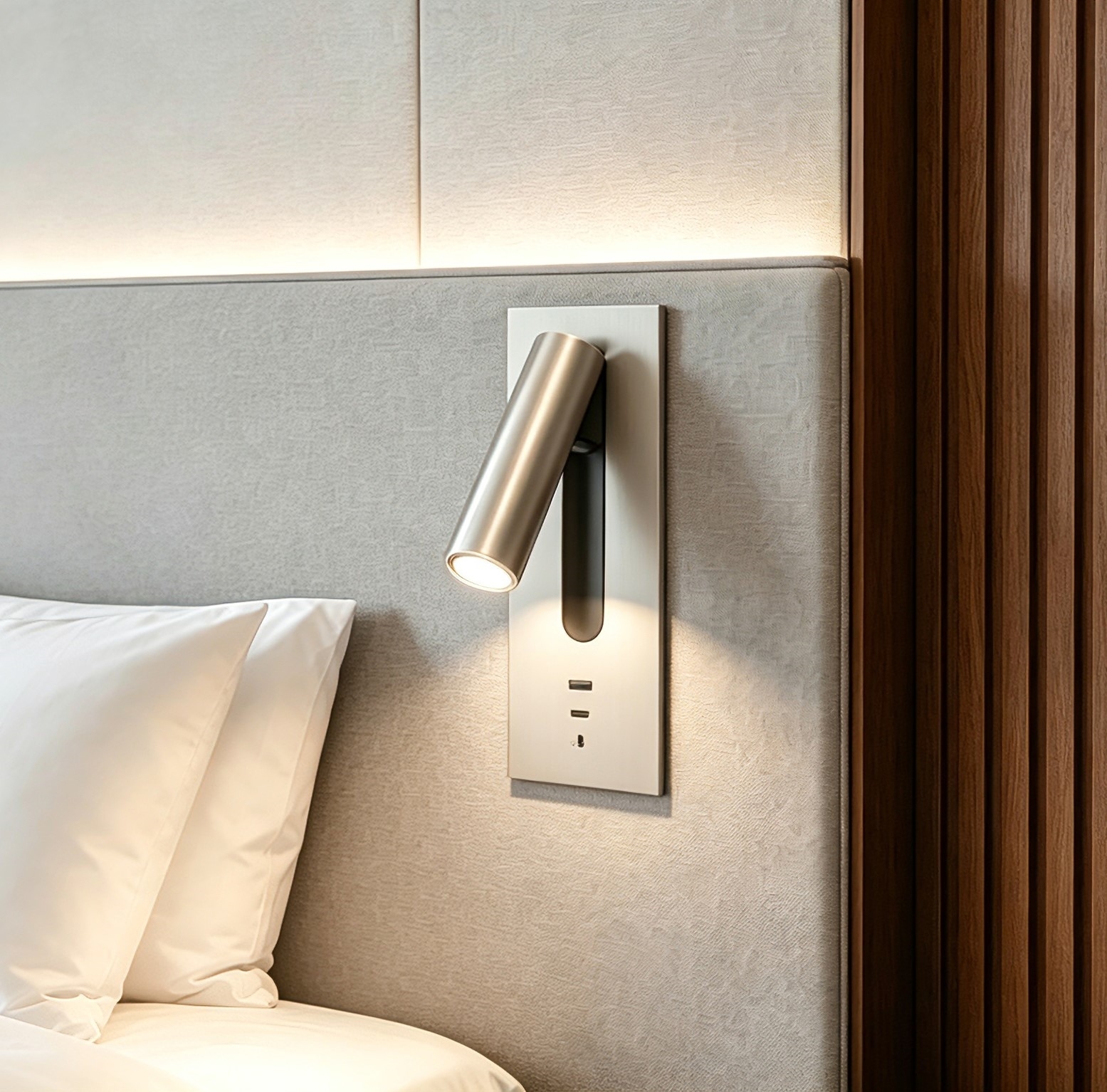 usb led reading wall light