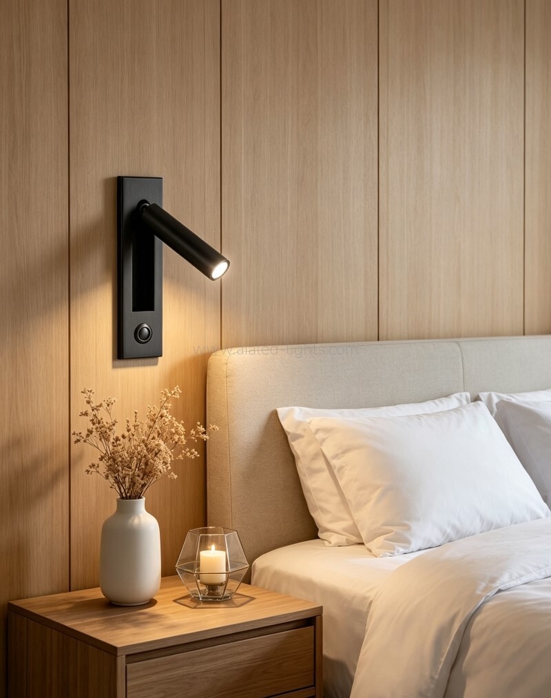 Modern Reading Wall Lamp Hotel Project Wall Light with button on/off Switch