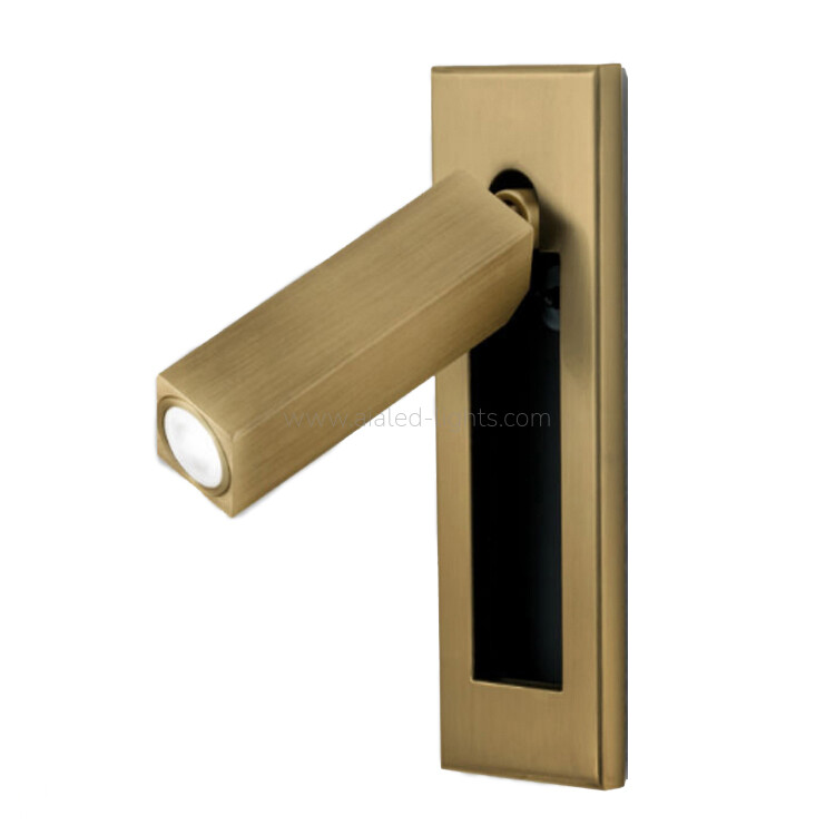 Headboard Reading Wall Light Bedroom 3W Bedside Wall Lamp for Resort