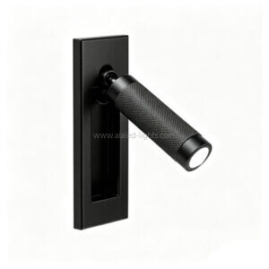 recessed moounted bedside wall lamp hotel villa bedroom reading light with press on/off switch (复制)