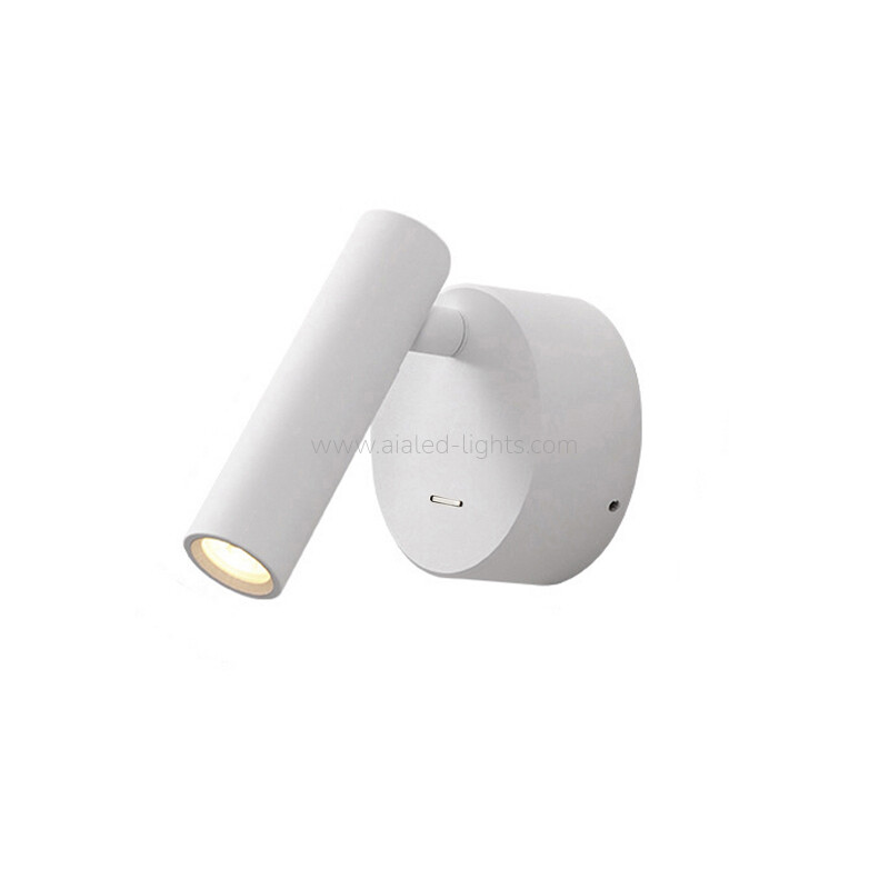 Surface 3W Bed Headbaord Wall Lamp Hotel Villa bedroom Reading Light
