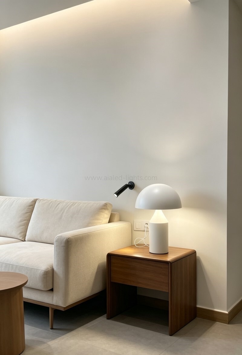 Embedded Small 3W reading wall light with pattern lamp head for hotel villa