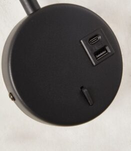 Modern Bedside Reading Wall Lamp bed wall Light-USB Type-C