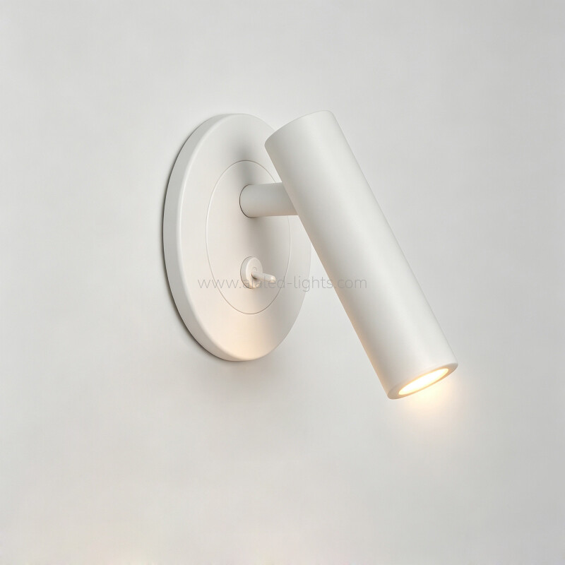 Base-mounted 3W reading wall light Headboard Wall Lamp for hotel villa