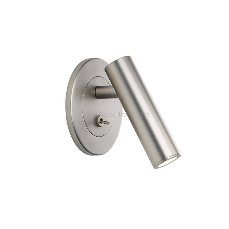 Base-mounted 3W reading wall light Headboard Wall Lamp for hotel villa