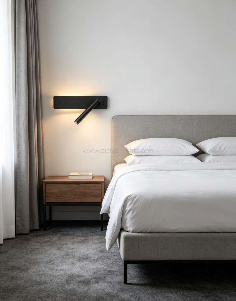 3W+6W Reading Wall Lamp Contemporary Wall Light Five Star Hotel Project