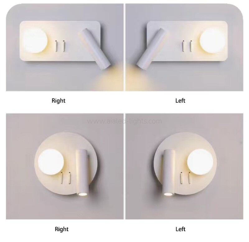 Hotel Reading Wall Light Double-switch Bed wall lamp