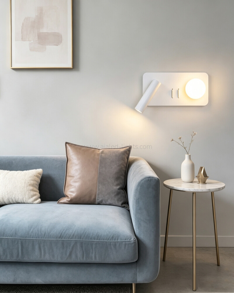 Surface-mounted Flexible 3W Spotlight Reading wall light