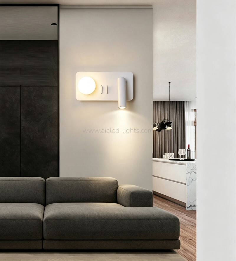 Surface-mounted Flexible 3W Spotlight Reading wall light