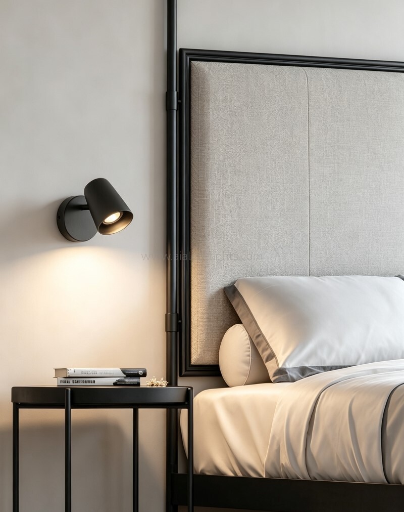 E27 GU10 Wall Lamp Adjustable Bedside Reading Wall Light