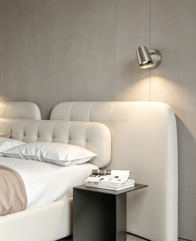 E27 GU10 Wall Lamp Adjustable Bedside Reading Wall Light