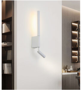 LED Wall Sconce, Dual Light Wall Lamp with Rotatable Spotlight-Application2
