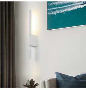 LED Wall Sconce, Dual Light Wall Lamp with Rotatable Spotlight-Application
