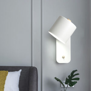 Surface Mount E27 LED Wall Light Bedside Wall Lamp Rotatable Angle for bedroom E27 LED Wall Light Bedside Wall Lamp-White