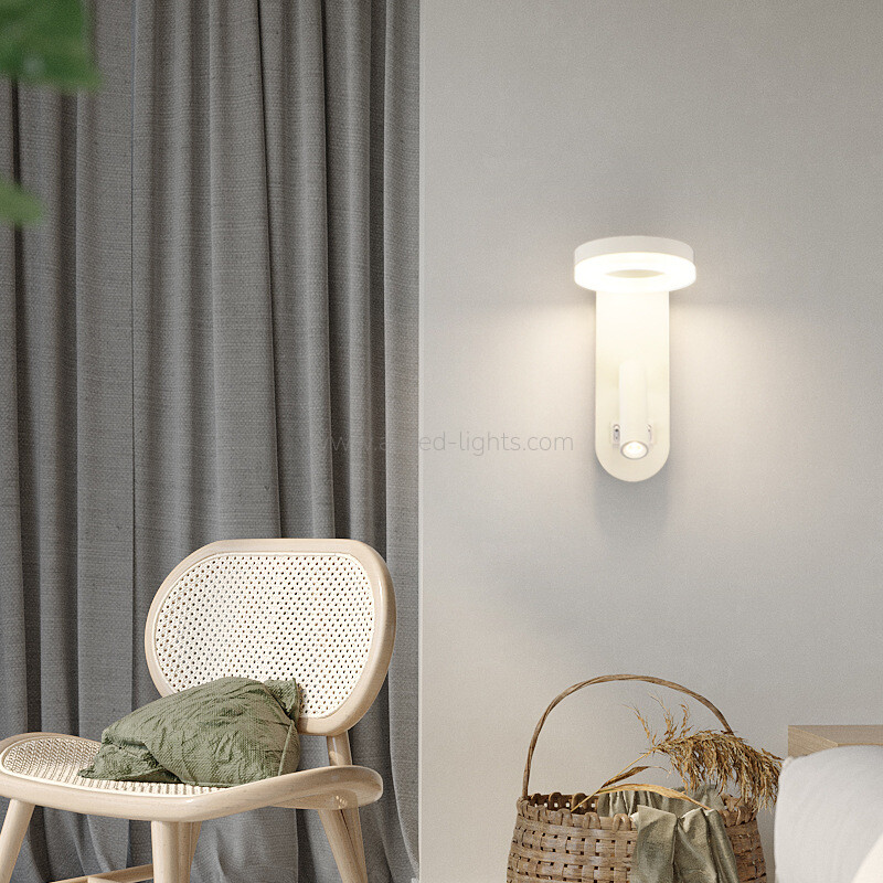 Hotel, Living Room bedside spotlight-White