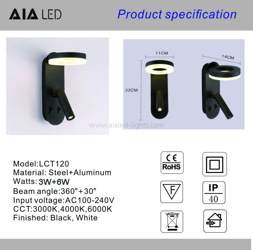 Hotel, Living Room bedside spotlight-Datasheet