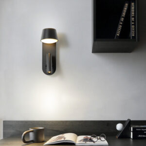 Hotel Wall light Adjustable Spotlight + Ambient Light, Dual Switches Contemporary Dual Switches Contemporary Wall Lamp