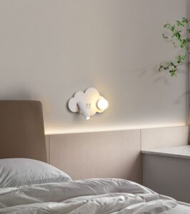 Hotel Wall light Flexible Spotlight Acrylic Ball Ambient Lighting Bedside Wall Lamp hotel wall light adjustable spotlight + ambient light, dual switches contemporary (复制)