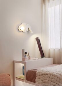 Hotel Wall light Flexible Spotlight Acrylic Ball Ambient Lighting Bedside Wall Lamp hotel wall light adjustable spotlight + ambient light, dual switches contemporary (复制)