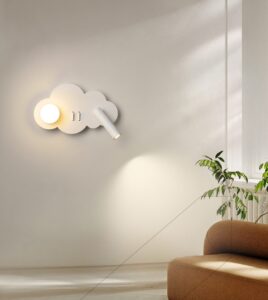 Hotel Wall light Flexible Spotlight Acrylic Ball Ambient Lighting Bedside Wall Lamp hotel wall light adjustable spotlight + ambient light, dual switches contemporary (复制)