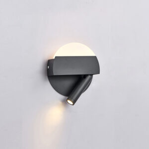 modern hotel wall lamp with spotlight, ambient light, usb a, type c socket& wireless charging (复制)