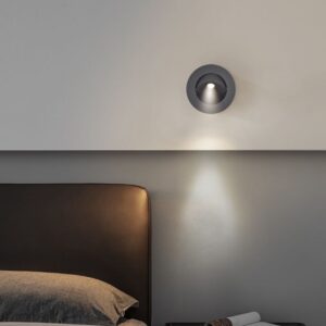 Hotel Project Bedside Wall Light 355degree adjustable-Black