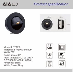 Hotel Project Bedside Wall Light 355degree adjustable-Datasheet