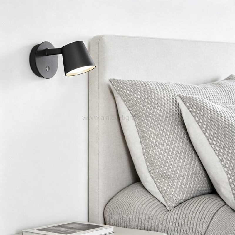 hotel flexible reading spotlight bedside wall lamp holiday village wall mounted