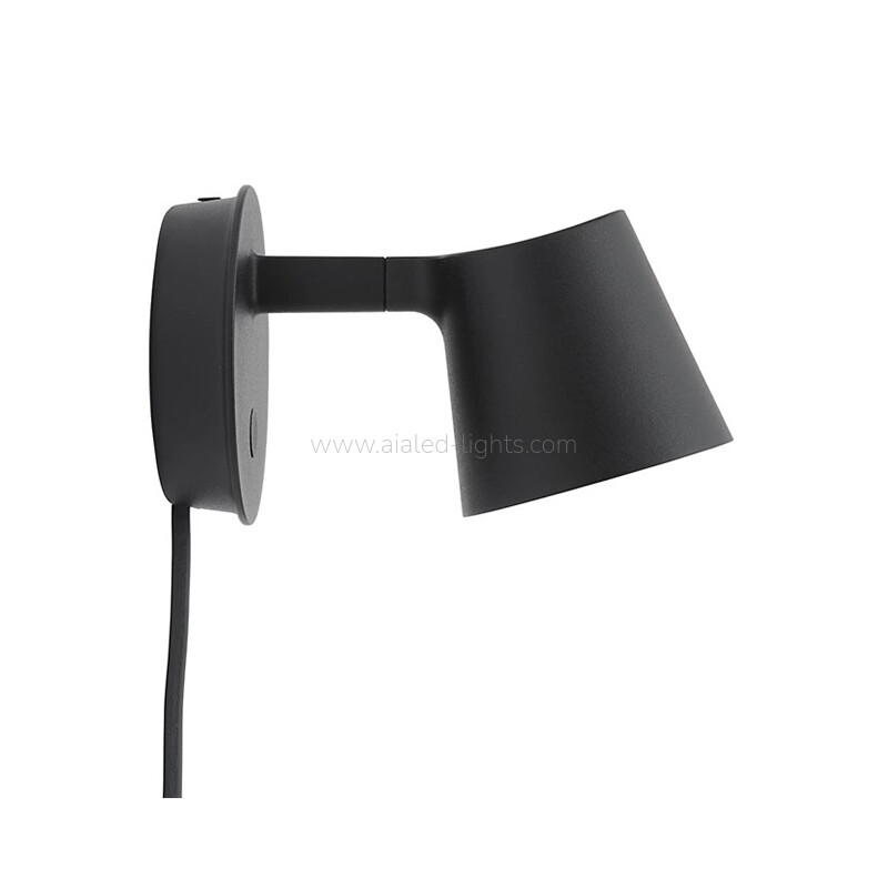 Bedside Wall Lamp holiday village Wall mounted-Black