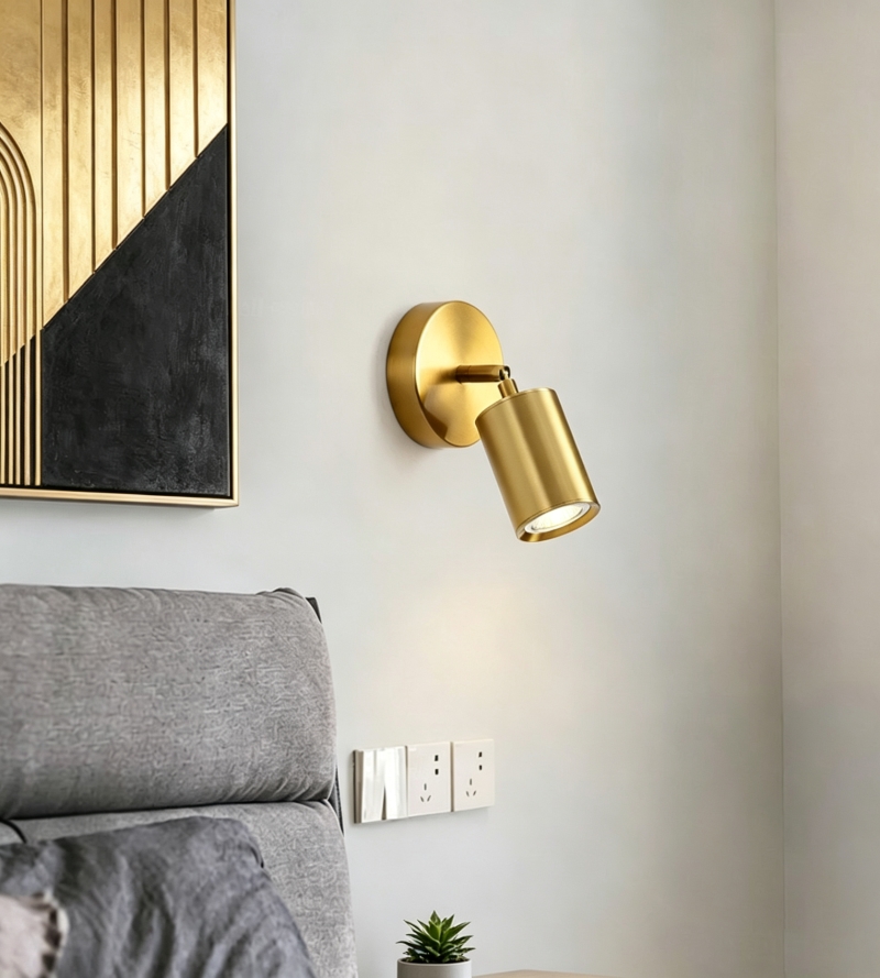 E27 Surface Mouned Reading Wall Lamp Adjustable Bedside Wall Light