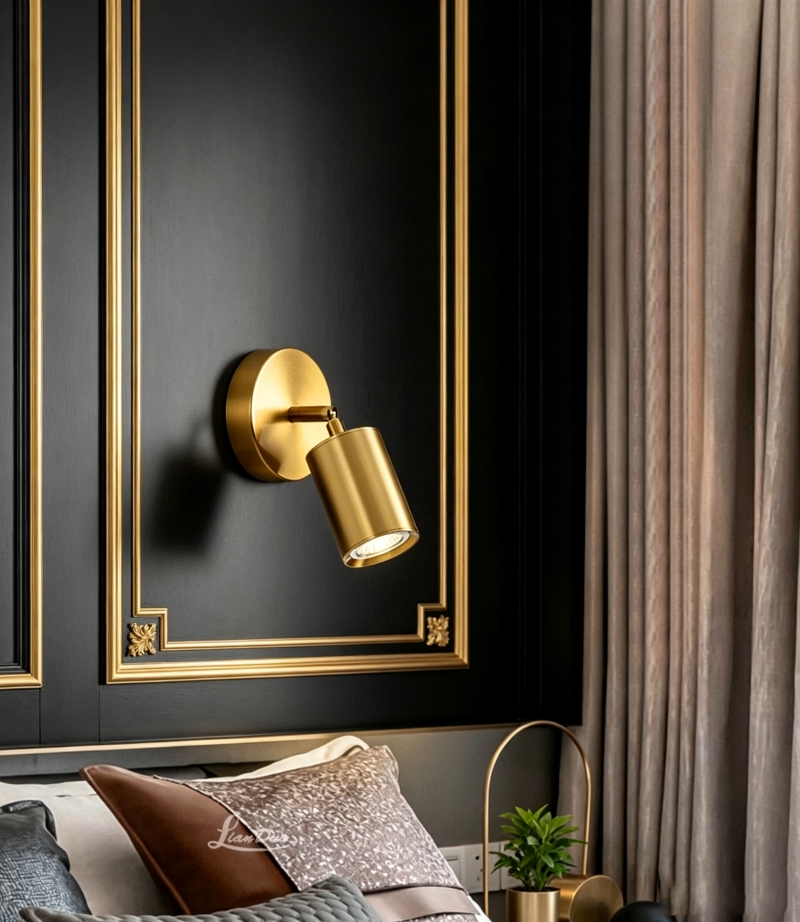 E27 Surface Mouned Reading Wall Lamp Adjustable Bedside Wall Light