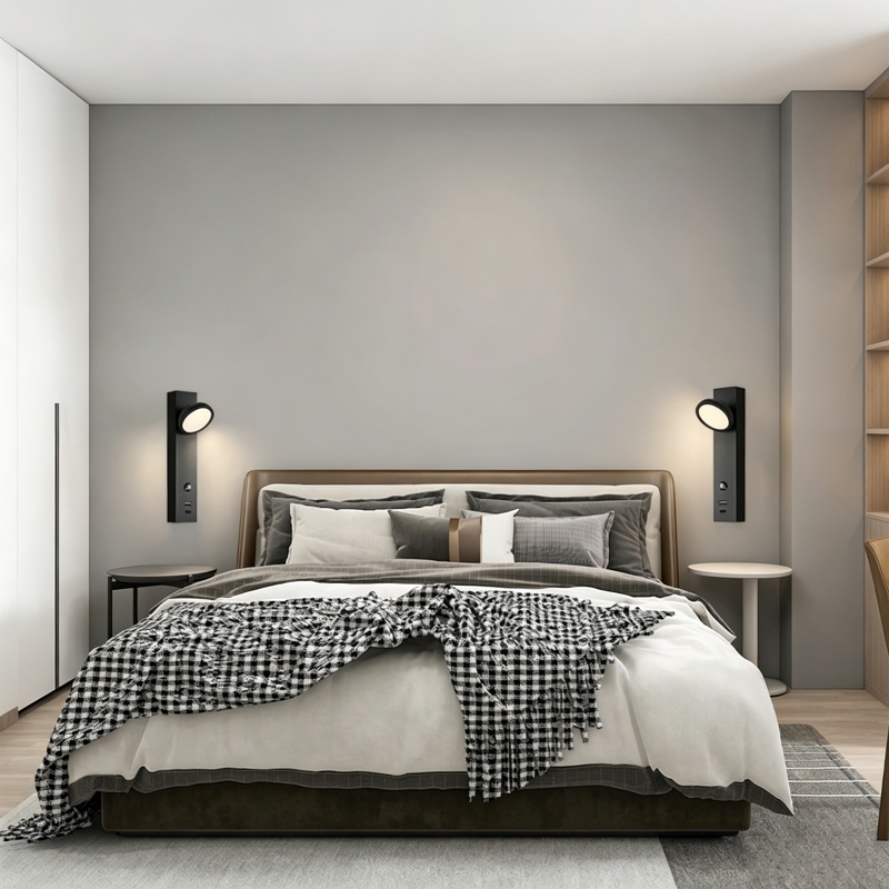 modern adjustable reading light for bedroom, hotel, living room bedside spotlight (复制)