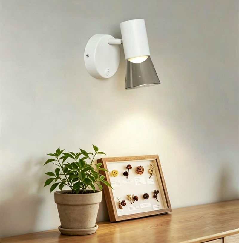 E27 GU10 Wall Mouned Reading Wall Lamp-White
