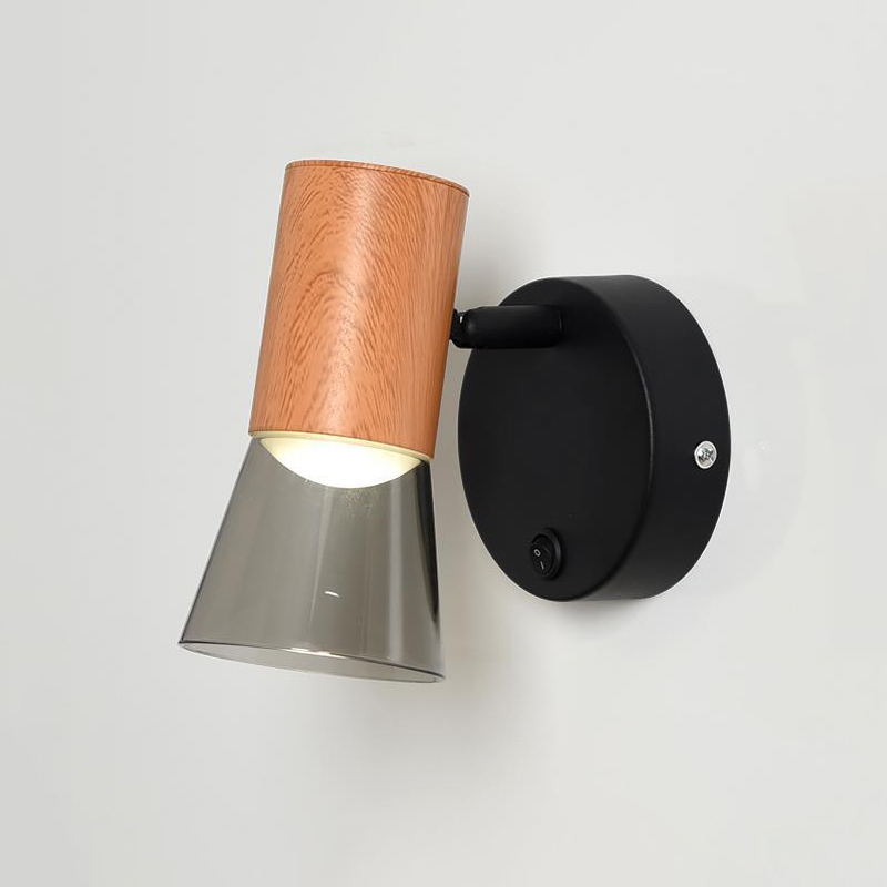 E27 GU10 Wall Mouned Reading Wall Lamp-Wooden
