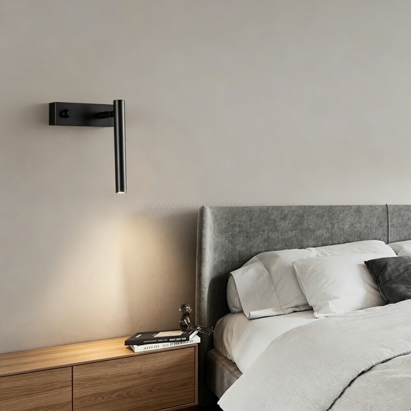 Roraaty Dimmer Switch Reading Wall Light Bedside Wall Lamp Hotel Villa Project