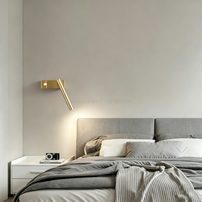 Roraaty Dimmer Switch Reading Wall Light Bedside Wall Lamp Hotel Villa Project
